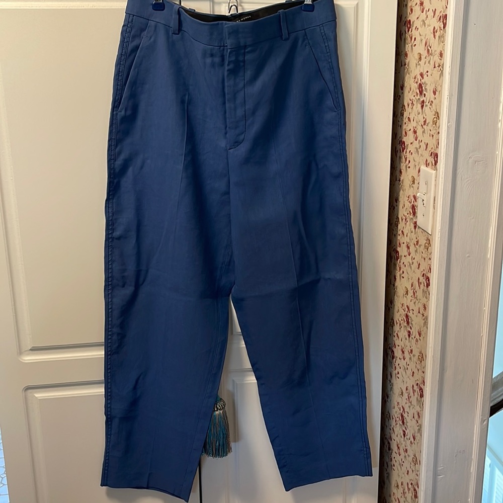 Never worn Zara blue dress pants size Large